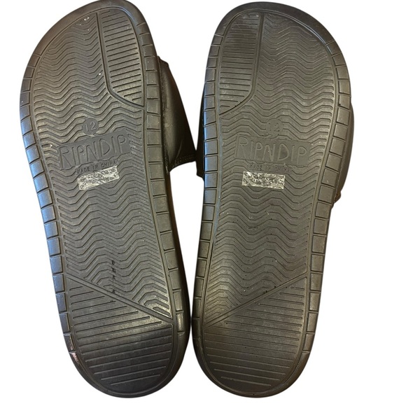 RIPNDIP Black Lord Nermal Slides - Picture 4 of 5